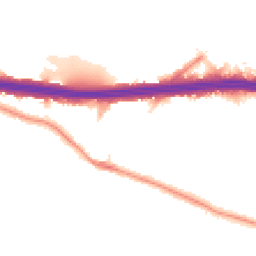 Night-time road noise heatmap for DA5 1EH