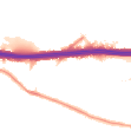 Night-time road noise heatmap for DA5 1EP