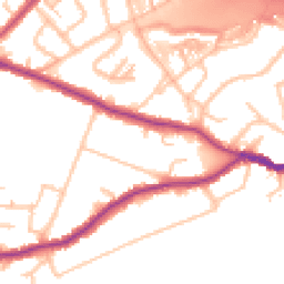 Daytime road noise heatmap for DA5 1GY