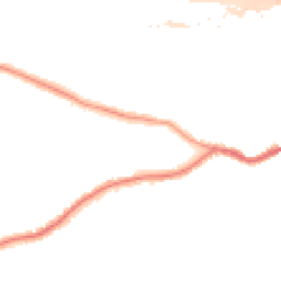 Night-time road noise heatmap for DA5 1HR