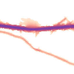 Night-time road noise heatmap for DA5 1JJ