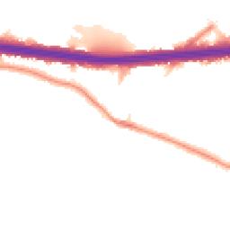 Night-time road noise heatmap for DA5 1JQ