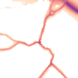 Night-time road noise heatmap for DA5 1LQ