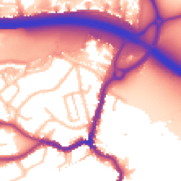 Daytime road noise heatmap for DA5 1NP