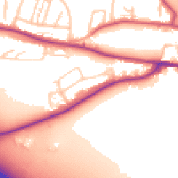 Daytime road noise heatmap for DA5 1PJ