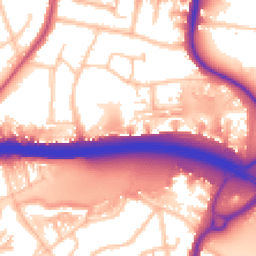 Daytime road noise heatmap for DA5 1QJ