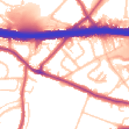 Daytime road noise heatmap for DA5 1RB