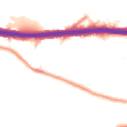 Night-time road noise heatmap for DA5 1RB