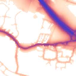 Daytime road noise heatmap for DA5 2AB