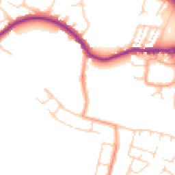 Daytime road noise heatmap for DA5 2BE
