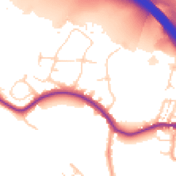 Daytime road noise heatmap for DA5 2BT