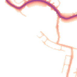 Daytime road noise heatmap for DA5 2BX