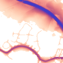 Daytime road noise heatmap for DA5 2DJ