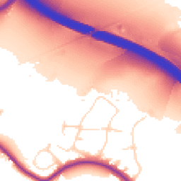Daytime road noise heatmap for DA5 2DL