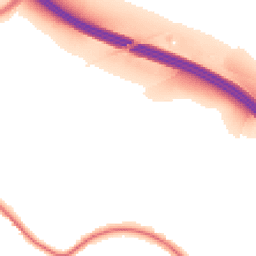 Night-time road noise heatmap for DA5 2DL