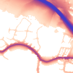 Daytime road noise heatmap for DA5 2DR