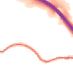 Night-time road noise heatmap for DA5 2DR