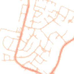 Daytime road noise heatmap for DA5 2HE