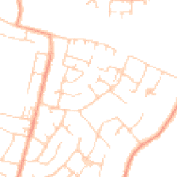 Daytime road noise heatmap for DA5 2HJ