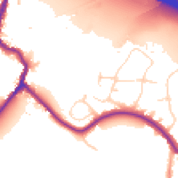 Daytime road noise heatmap for DA5 2LF