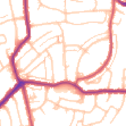 Daytime road noise heatmap for DA5 3AS