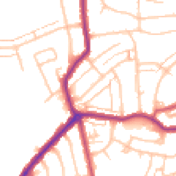Daytime road noise heatmap for DA5 3BB