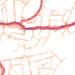 Daytime road noise heatmap for DA5 3HL
