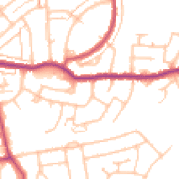 Daytime road noise heatmap for DA5 3HS