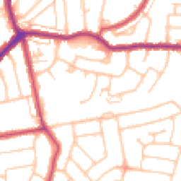 Daytime road noise heatmap for DA5 3HU