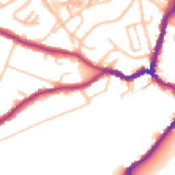 Daytime road noise heatmap for DA5 3JW
