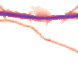 Night-time road noise heatmap for DA5 3PS