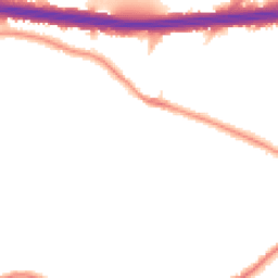 Night-time road noise heatmap for DA5 3PX