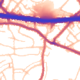 Daytime road noise heatmap for DA5 3QA
