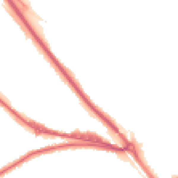 Night-time road noise heatmap for DA8 1AJ