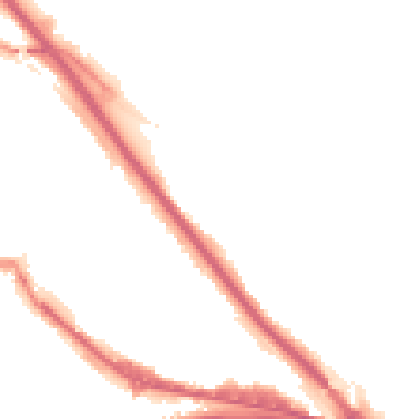 Night-time road noise heatmap for DA8 1AN