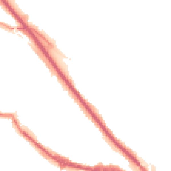 Night-time road noise heatmap for DA8 1AR