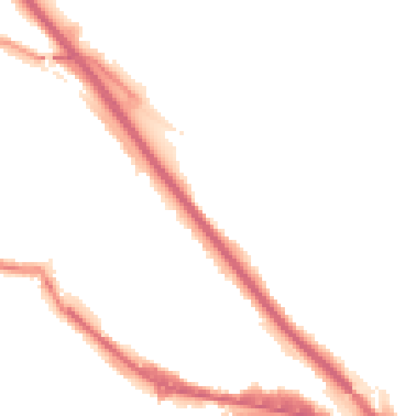 Night-time road noise heatmap for DA8 1AS