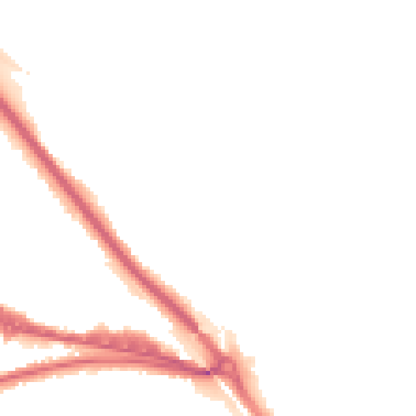 Night-time road noise heatmap for DA8 1BE