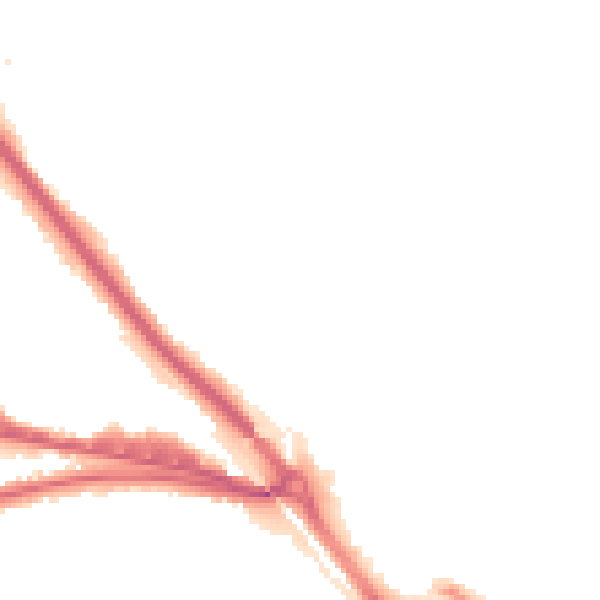Night-time road noise heatmap for DA8 1BG