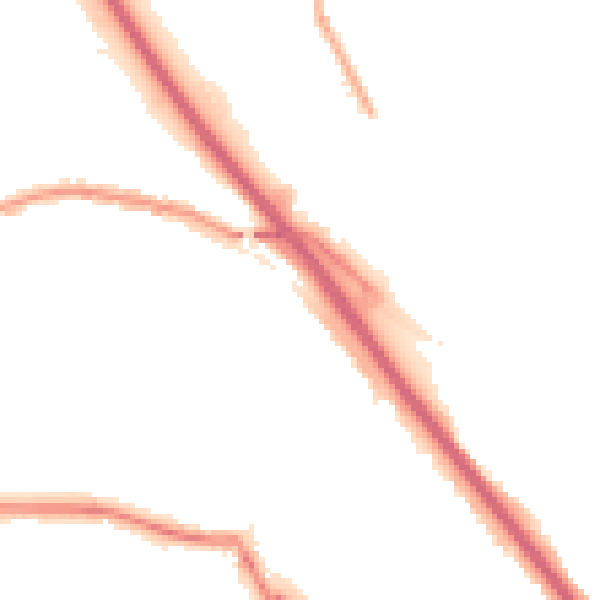 Night-time road noise heatmap for DA8 1BJ