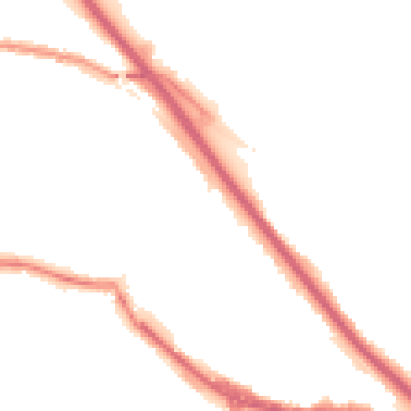 Night-time road noise heatmap for DA8 1BN