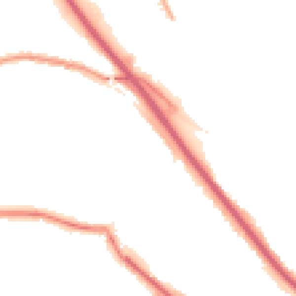 Night-time road noise heatmap for DA8 1BT