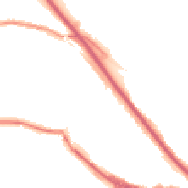 Night-time road noise heatmap for DA8 1BU