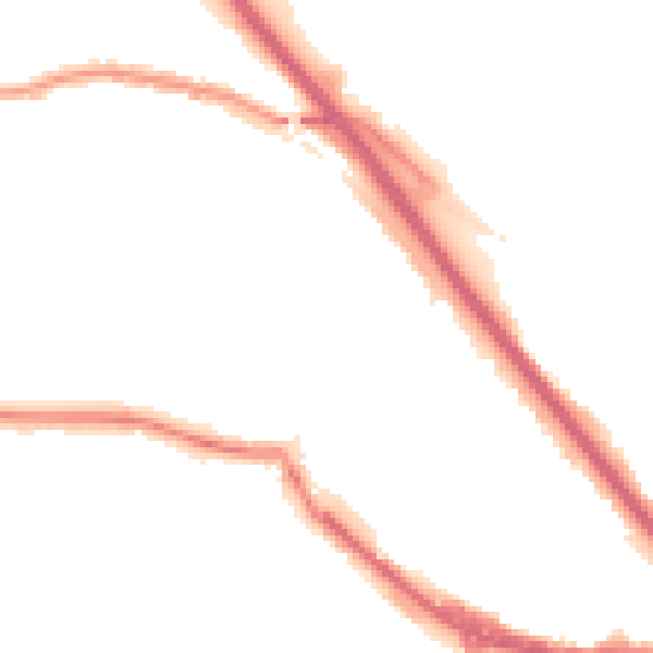 Night-time road noise heatmap for DA8 1BX