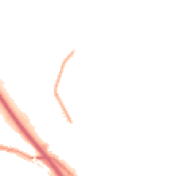Night-time road noise heatmap for DA8 1DE