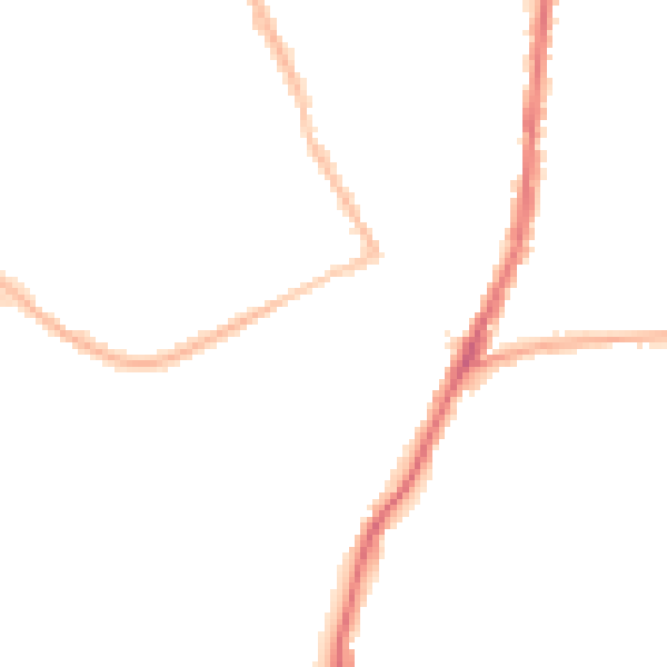 Night-time road noise heatmap for DA8 1JP