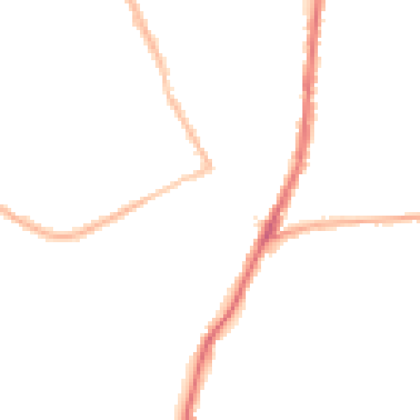 Night-time road noise heatmap for DA8 1JT
