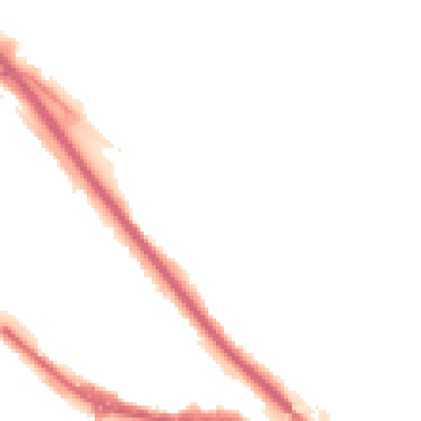 Night-time road noise heatmap for DA8 1LL