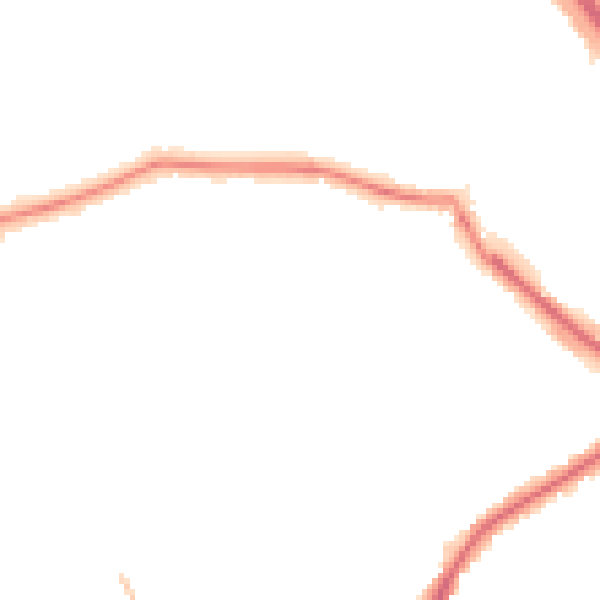 Night-time road noise heatmap for DA8 1PY