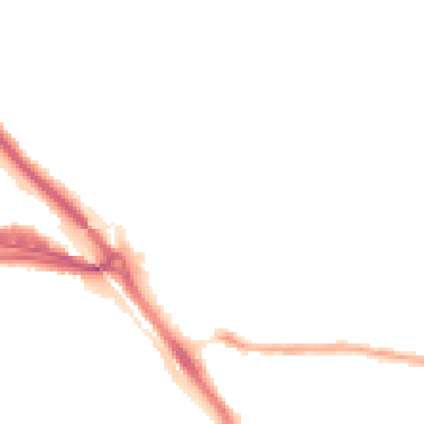 Night-time road noise heatmap for DA8 1QY